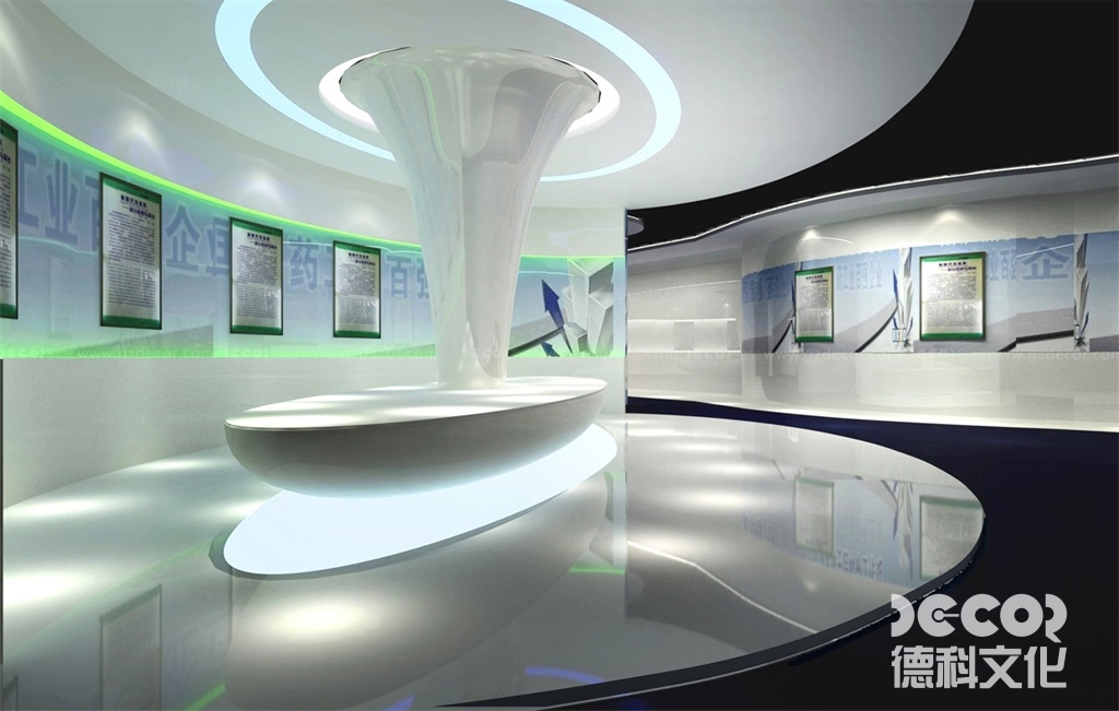 在生物科技展廳設(shè)計(jì)中，如何有效地展示生物科技的復(fù)雜概念？